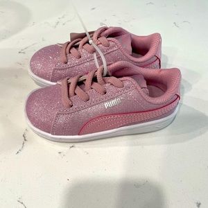 Toddler girl sparkly puma